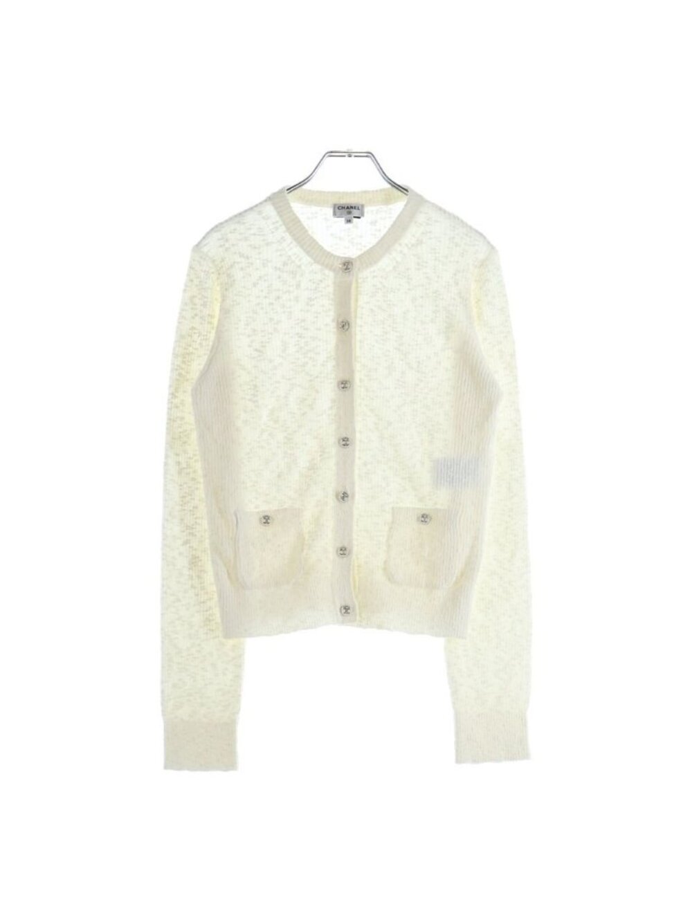 Chanel Coco Beach Cardigan Beachcollection Cotton White